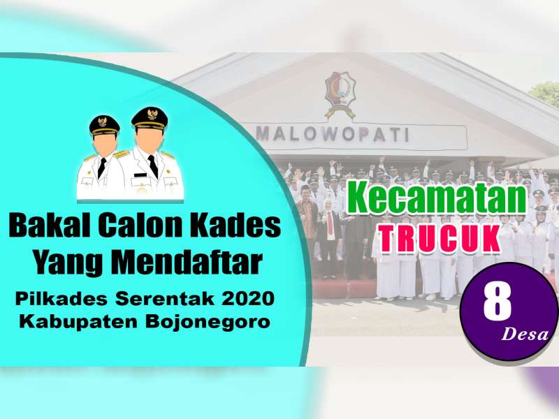 Bakal Calon Kades Yang Mendaftar Dalam Pilkades 2020, Kecamatan Trucuk ...