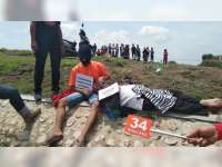 Polres Bojonegoro Gelar Rekonstruksi Pembunuhan Janda Muda di Dander