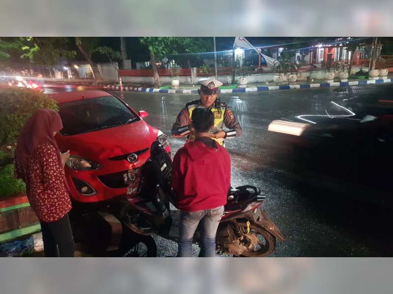 Patroli Malam Tahun Baru, Sat Lantas Polres Bojonegoro Tindak 61 Pelanggar