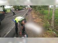 Tabrakan di Kalitidu Bojonegoro Seorang Pengendara Motor Tewas di TKP
