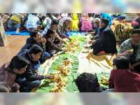 Warga Desa Ngrancang Kecamatan Tambakrejo Bojonegoro, Sambut Tahun Baru Dengan Syukuran