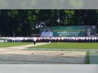 Bupati Bojonegoro Pimpin Upacara Hari Amal Bakti Kementerian Agama di Alun-Alun