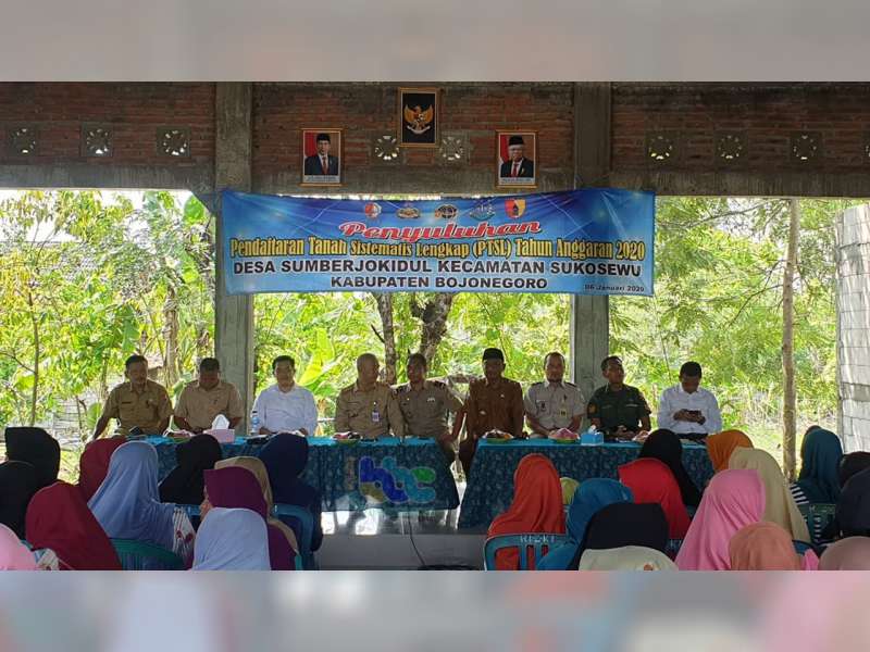 BPN Bojonegoro Gelar Penyuluhan Program PTSL di Desa Sumberjokidul Sukosewu
