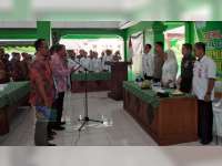 Bupati Bojonegoro Hadiri Deklarasi Damai Pilkades Serentak 2020, di Padangan