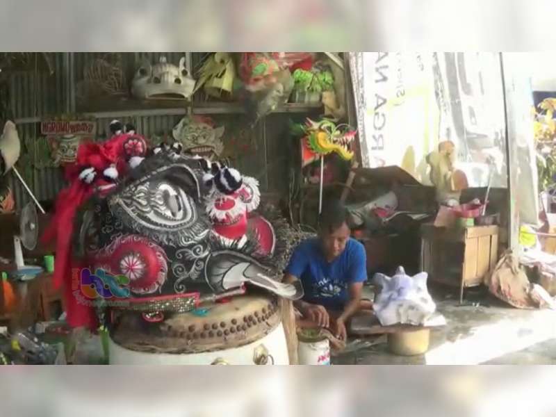 Berkah Hari Raya Imlek, Bagi Perajin Barongsai di Bojonegoro