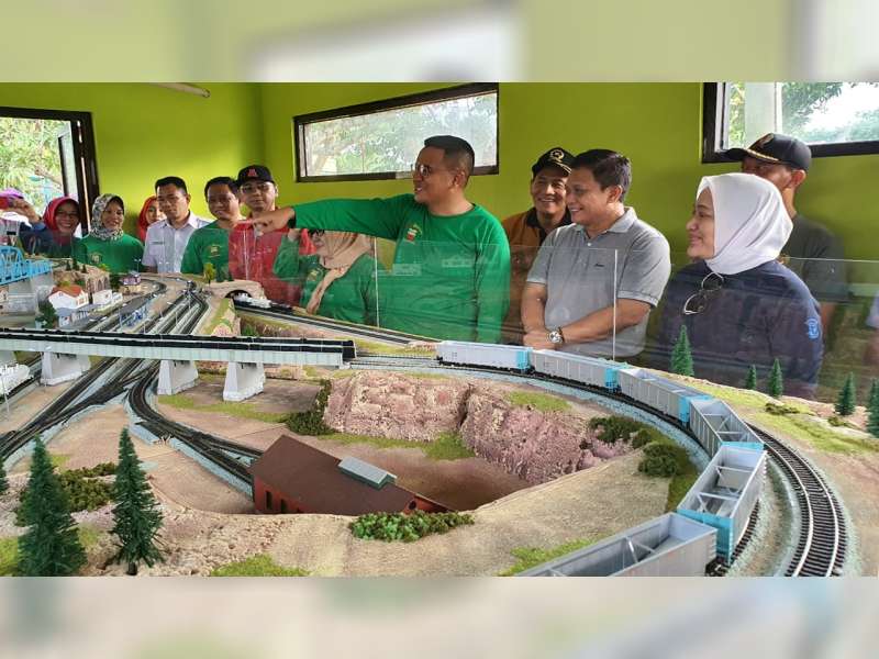 Hadiri Peresmian Taman Lokomotif Bojonegoro, Kapolres Sampaikan Pesan Kamtibmas