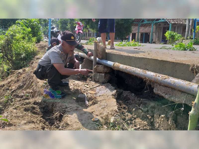 Tebing Jalan di Kedewan Bojonegoro Ambles dan Longsor, Timpa Dinding Rumah Warga