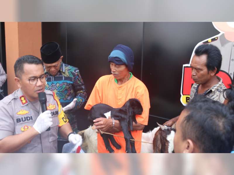 Curi Kambing Milik Tetangga, Seorang Warga Ngasem Bojonegoro Ditangkap Polisi