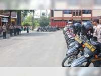 Kapolres Bojonegoro Cek Kesiapan Anggota Pengamanan Pilkades Serentak 2020