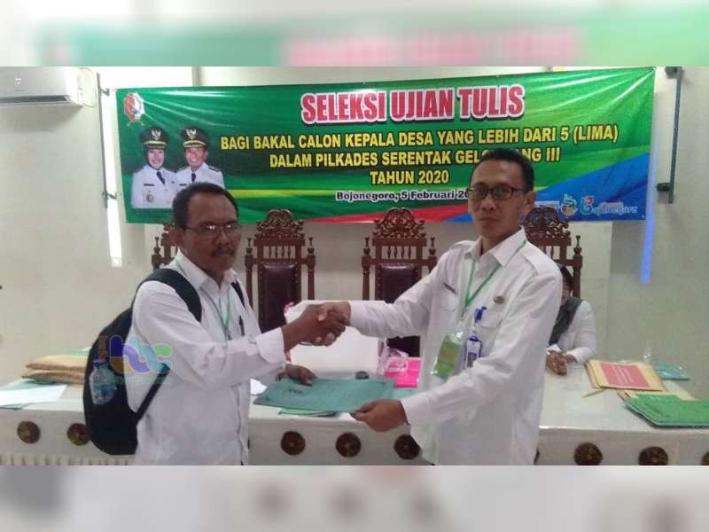 Inilah Peserta yang Lolos Seleksi Ujian Tulis dalam Pilkades Serentak Bojonegoro 2020