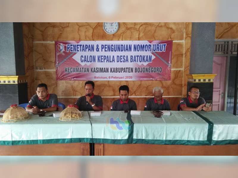 Satu dari Dua Orang Calon Kades Batokan Kecamatan Kasiman Bojonegoro Meninggal Dunia