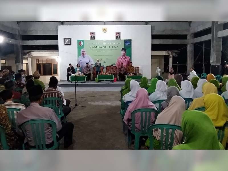Pemkab Bojonegoro Gelar Sambang Desa di Desa Cangaan Kecamatan Kanor