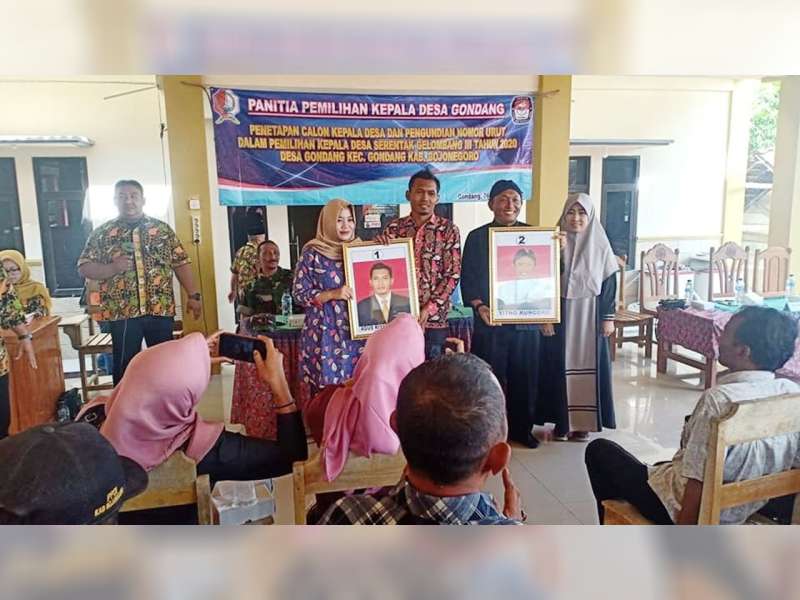Inilah Nama dan Nomor Urut Calon Kades, Pilkades Kecamatan Gondang Bojonegoro