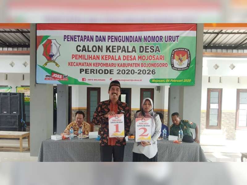 Inilah Nama dan Nomor Urut Calon Kades, Pilkades Kecamatan Kepohbaru Bojonegoro