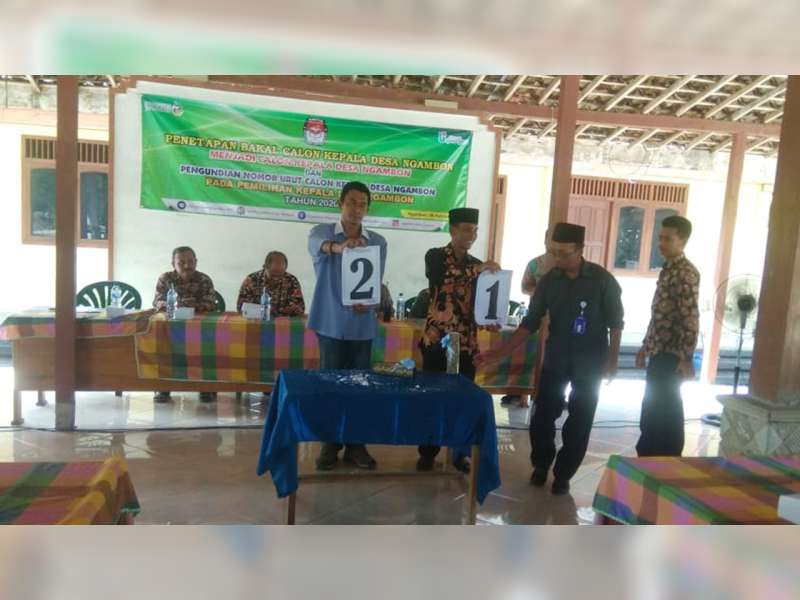 Inilah Nama dan Nomor Urut Calon Kades, Pilkades Kecamatan Ngambon Bojonegoro