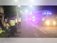 Antisipasi Gangguan Kamtibmas, Polres Bojonegoro Gelar Patroli Skala Besar