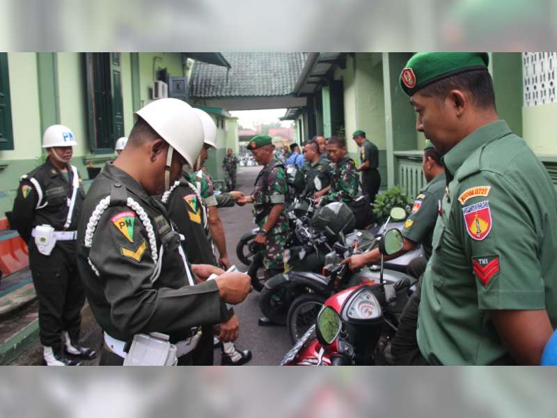 Sub Denpom Blora Laksanakan Sidak ke Markas Kodim Blora