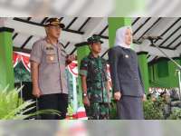 Bupati Bojonegoro Pimpin Apel Gelar Pasukan Pengamanan Pilkades Serentak 2020