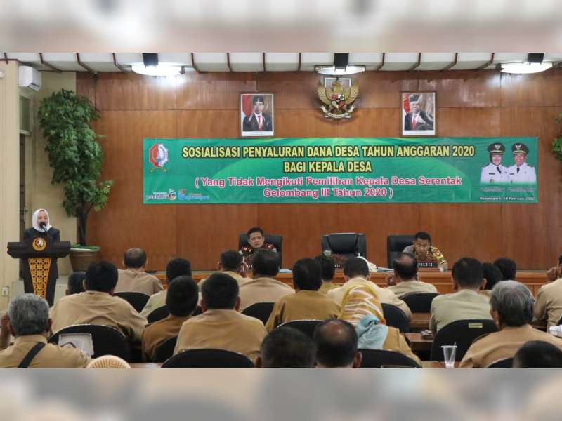 Pemkab Bojonegoro Harap Kepala Desa Gunakan DD Secara Maksimal, Efektif dan Efisien