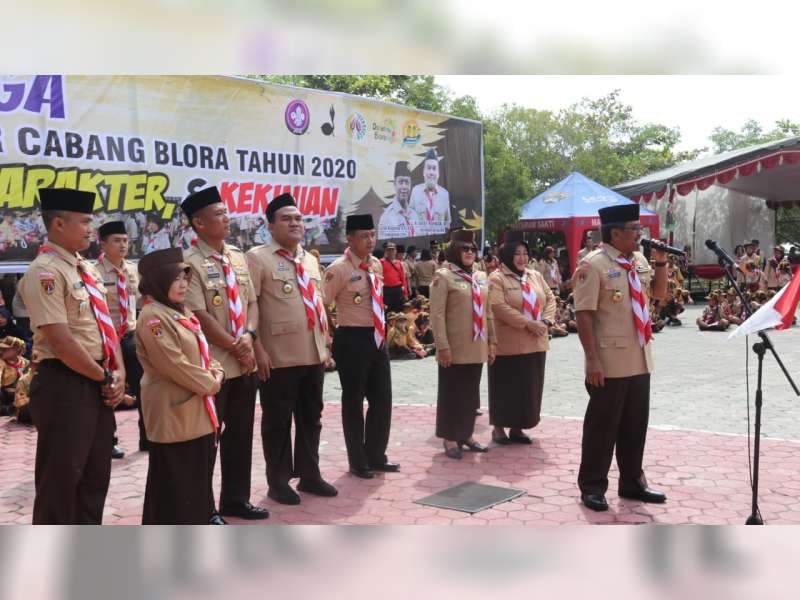 Peserta Pesta Siaga di Blora Doakan Korban Musibah Hanyut di Sleman Yogyakarta