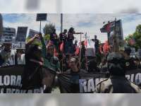 Ratusan Warga Blora Unjuk Rasa Tuntut Penegakkan Hukum