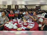 Kapolres Bojonegoro Bersama Perwakilan Perguruan Pencak Silat Hadiri Cangkruan Kapolda Jatim