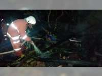 Diduga Akibat Bediang, Kandang Milik Warga Sugihwaras Bojonegoro Terbakar