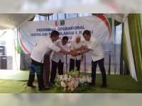 Bupati Bojonegoro Resmikan Pengoperasian Instalasi Pengolahan Air IKK Kalitidu