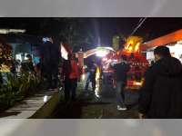 Sejumlah Kawasan dan Ruas Jalan di Kota Bojonegoro Dilakukan Penyemprotan Disinfektan