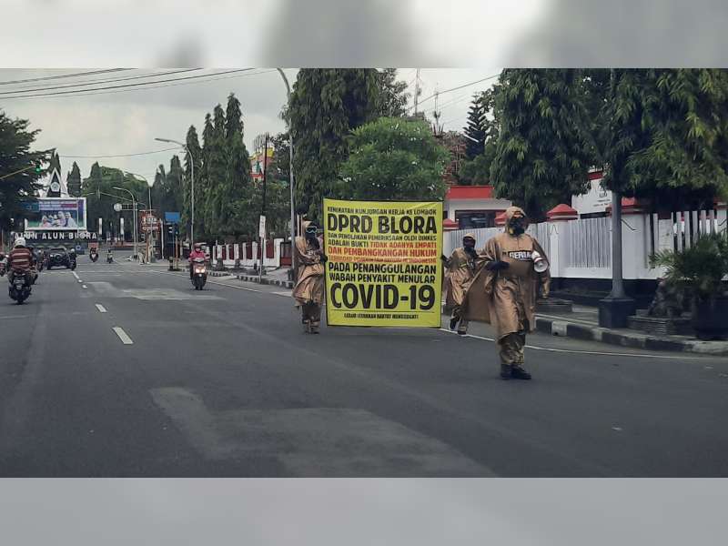 3 Orang di Blora Protes Ulah Oknun Anggota DPRD yang Videonya Viral