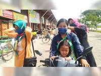 1.000 Masker Hasil Produksi BLK Blora Dibagikan Kepada Masyarakat