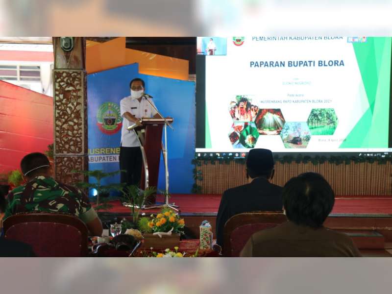 Musrenbang RKPD Kabupaten Blora Digelar Secara Virtual Melalui Video Conference