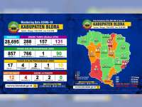 Update Corona Blora: OTG 131, ODP 90 Meninggal 1, PDP 10 Meninggal 3, Positif 4 Meninggal 2
