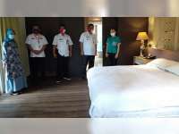 Wakil Bupati Blora Beri Semangat Tenaga Madis yang Jalani Isolasi di Hotel