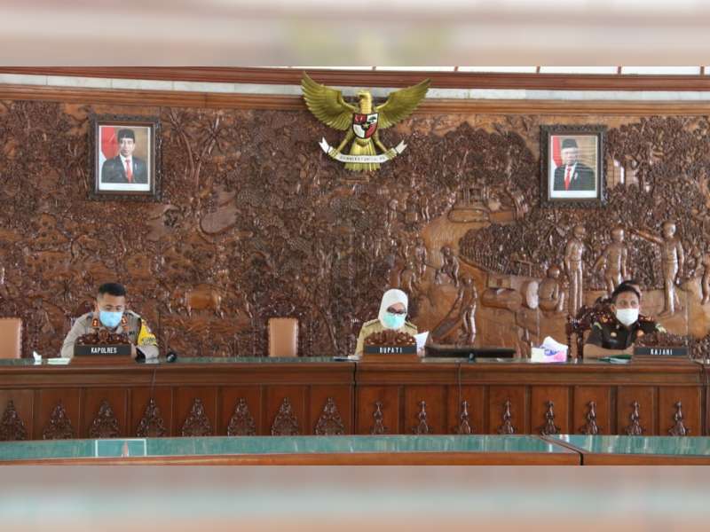 Pemkab Bojonegoro Sosialisasi Penyaluran Dana Desa Melalui Video Conference