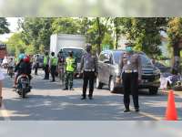 Jelang Lebaran, Polres Bojonegoro Perketat Pengamanan Jalur Perbatasan Jatim-Jateng