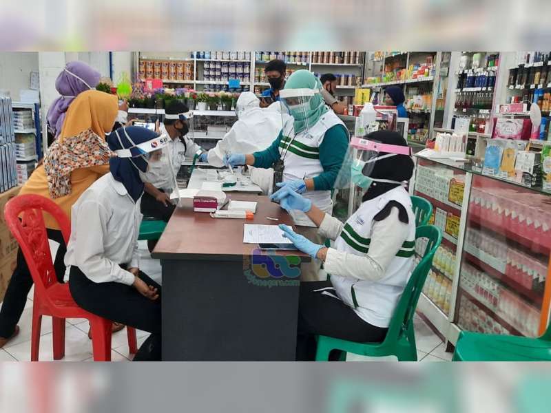 Hasil Rapid Test 2 Pasar Swalayan di Kota Bojonegoro, Semuanya Non Reaktif