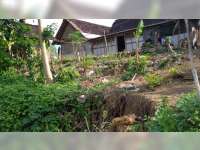 2 Rumah Warga di Bantaran Sungai Bengawan Solo di Cepu, Blora Terancam Longsor