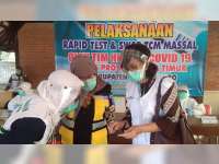 Hasil Rapid Test Oleh Tim Hunter Covid 19 Jatim di Bojonegoro, Seluruhnya Non Reaktif