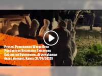 Video Prosesi Pemakaman PDP Asal Kecamatan Temayang Bojonegoro