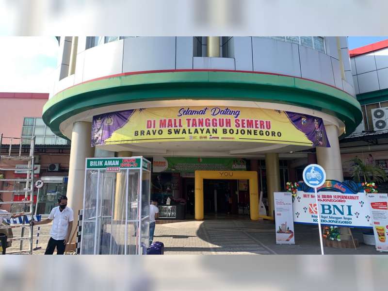 Batasi Jumlah Pengunjung, Mal Tangguh di Bojonegoro Gunakan Aplikasi 'Smart Counting'