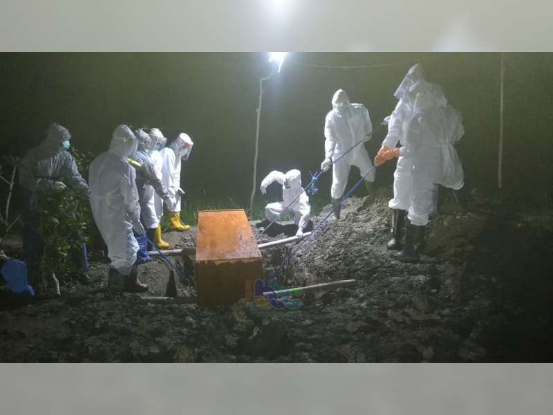 Meninggal Dunia, PDP Asal Kecamatan Balen Bojonegoro Dimakamkan Dengan Protokoler Covid-19