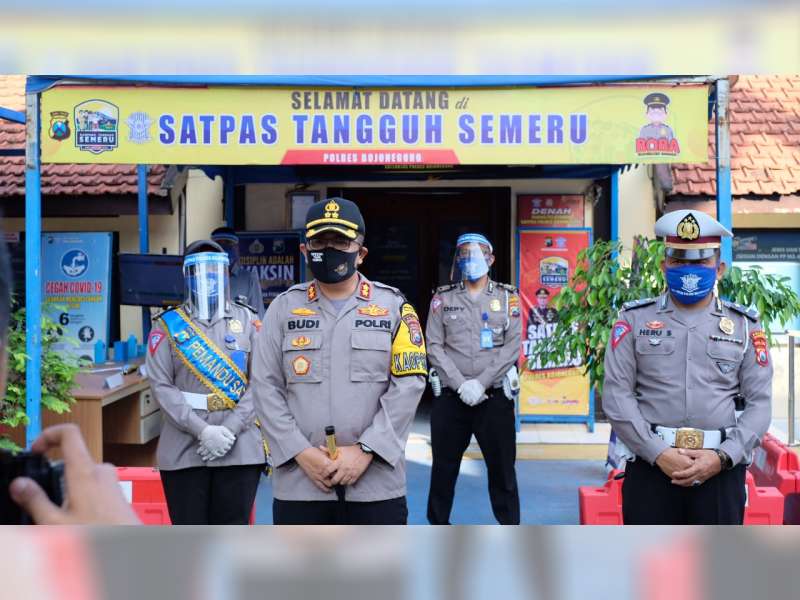Kapolres Bojonegoro Tinjau Kesiapan Samsat Tangguh dan Satpas Tangguh Semeru