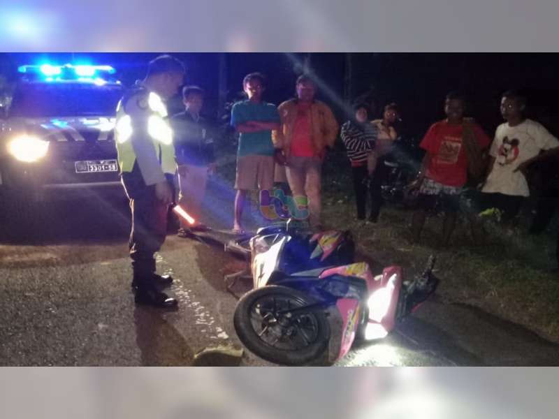 Terjatuh Sendiri, Pengendara Motor di Bubulan Bojonegoro Meninggal Dunia di TKP