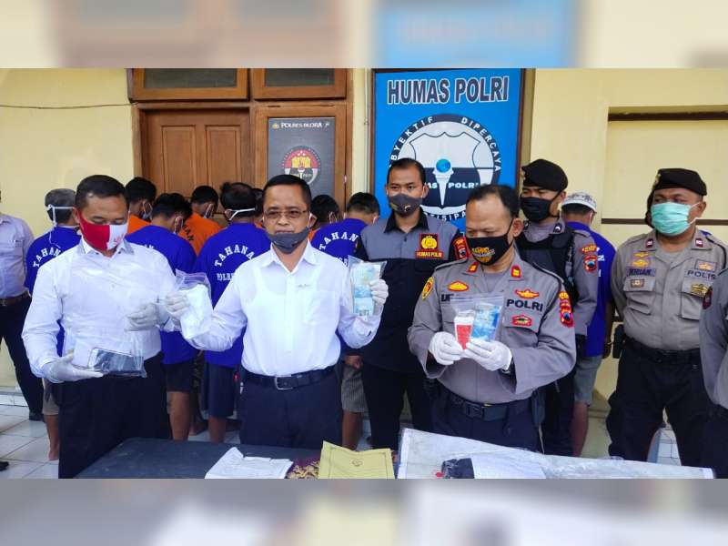 Sat Reskrim Polres Blora Amankan 12 Tersangka Perjudian Togel dan Dadu