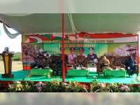 Bupati Bojonegoro Buka TMMD 2020 di Kecamatan Baureno