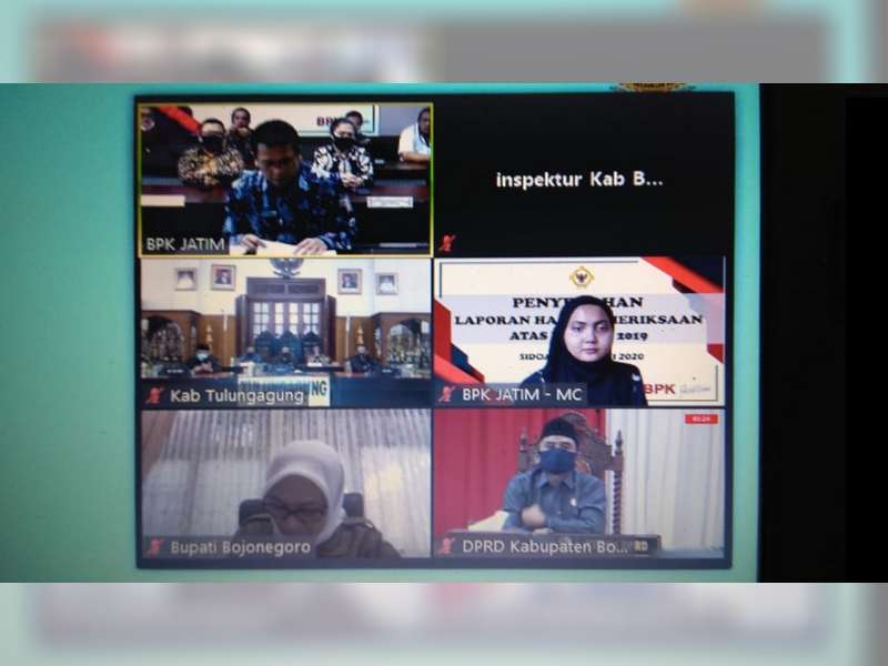 Pemkab Bojonegoro Kembali Terima Predikat Opini WTP atas LKPD Untuk Keenam Kali