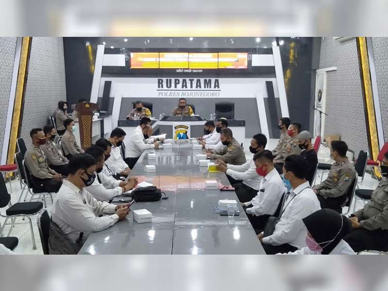 Polres Bojonegoro Gelar Latihan Pra Operasi jelang Pelaksanaan Operasi Sikat Semeru 2020