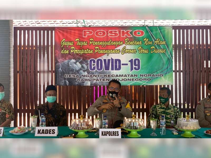 Kapolres Bojonegoro Kunjungi Kampung Tangguh Semeru Desa Nganti Ngraho