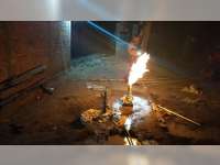 Semburan Gas yang Keluar dari Sumur Bor di Margomulyo Bojonegoro, Tidak Berbahaya